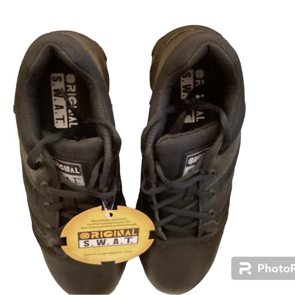 Original SWAT Men’s Sport Shoe , low quarter , size 9.5 US. Black. New I…